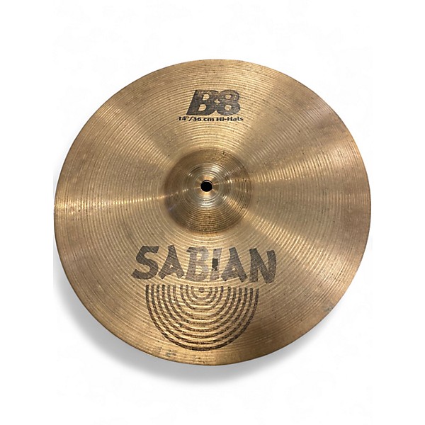 Used SABIAN 14in B8 Hi Hat Pair Cymbal