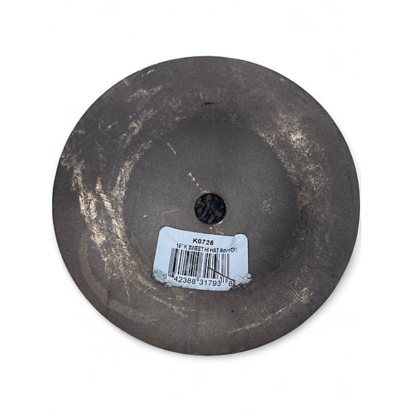 Used Zildjian 15in K Sweet Hi-Hat (Pair) Cymbal