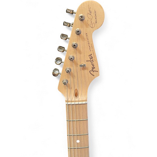 Used Fender Artist Series Eric Clapton Stratocaster Black Solid Body Electric Guitar