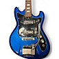 Vintage 1960s Teisco ET-220 Royal Blue Solid Body Electric Guitar