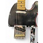 Used Fender Limited Edition Sandblasted Telecaster Crimson Red Transparent Solid Body Electric Guitar