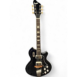 Used Supro Americana Series Coronado II Black Solid Body Electric Guitar