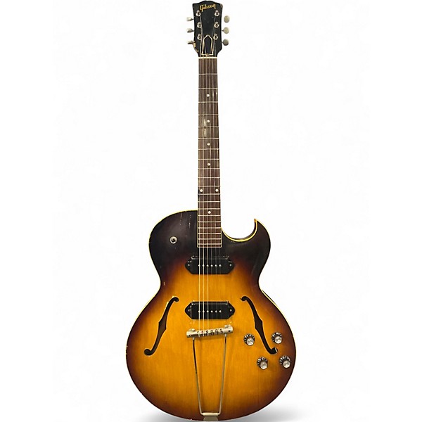 Vintage 1958 Gibson ES-225TD Sunburst Hollow Body Electric Guitar