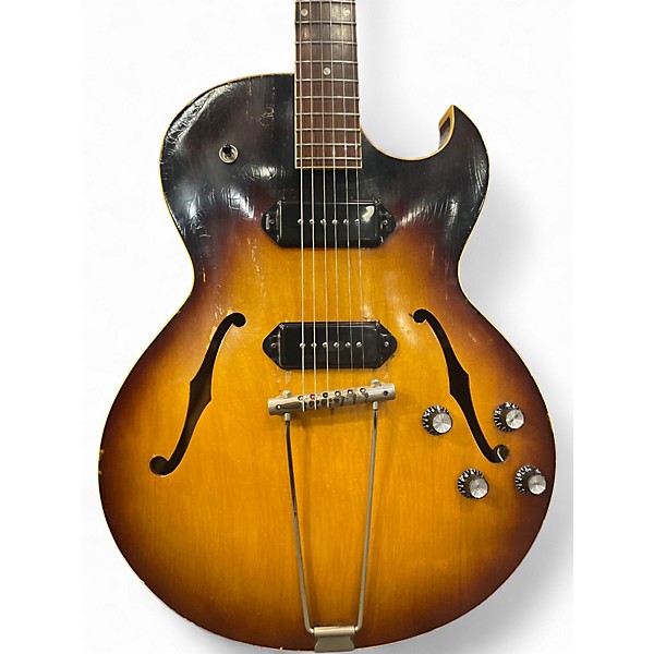 Vintage 1958 Gibson ES-225TD Sunburst Hollow Body Electric Guitar