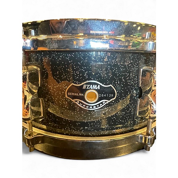 Used TAMA 14in Superstar Snare Silver Sparkle Drum