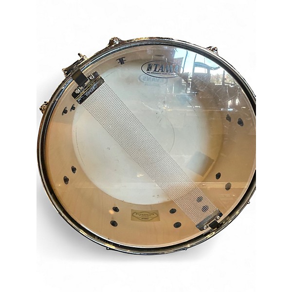 Used TAMA 14in Superstar Snare Silver Sparkle Drum