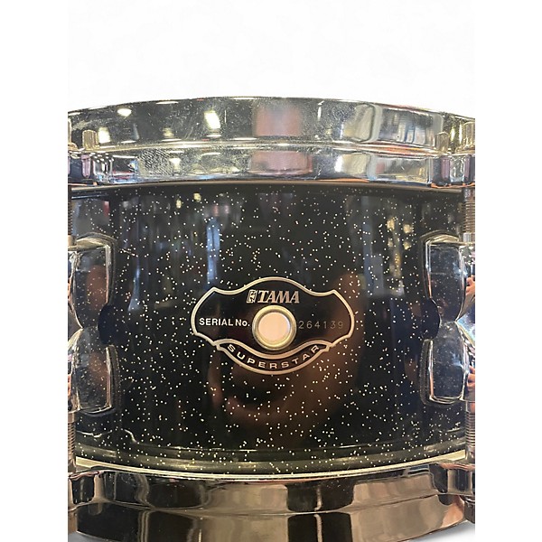 Used TAMA 14in Superstar Snare Silver Sparkle Drum