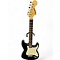 Used Starcaster by Fender Stratocaster Black Solid Body Electric Guitar thumbnail