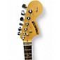 Used Starcaster by Fender Stratocaster Black Solid Body Electric Guitar
