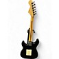 Used Starcaster by Fender Stratocaster Black Solid Body Electric Guitar