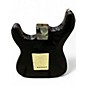 Used Starcaster by Fender Stratocaster Black Solid Body Electric Guitar