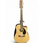 Used Fender CD60SCE Natural 12 String Acoustic Electric Guitar thumbnail