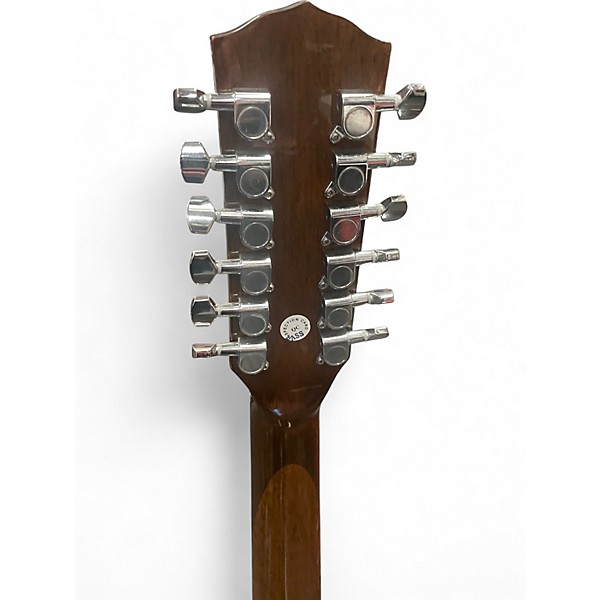 Used Fender CD60SCE Natural 12 String Acoustic Electric Guitar