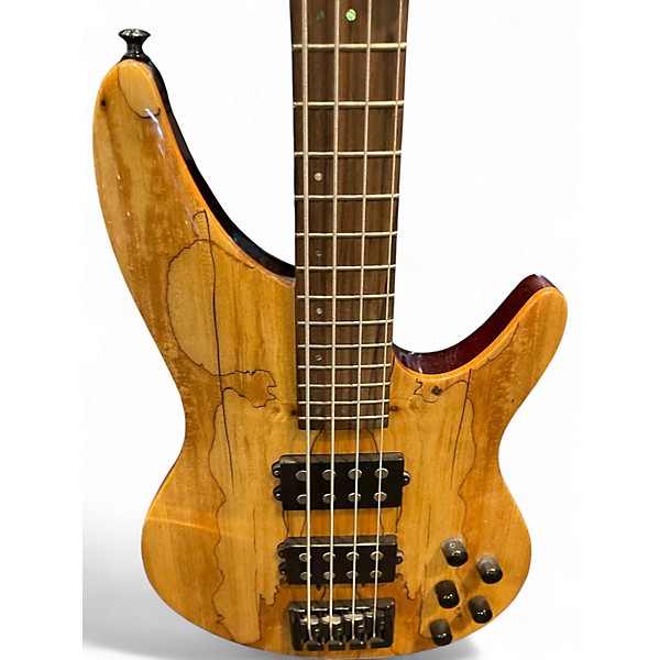 Used Laguna LB524SM Natural Electric Bass Guitar