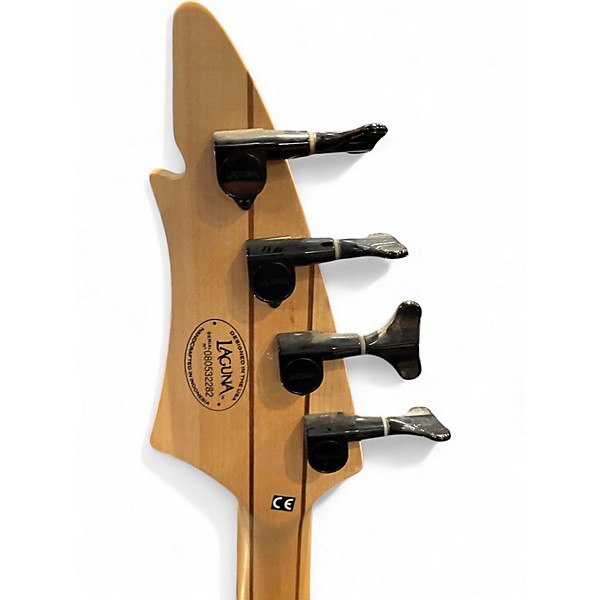 Used Laguna LB524SM Natural Electric Bass Guitar