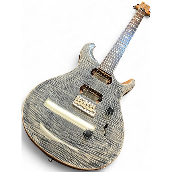 Used PRS SE Custom 24 Trans Gray Solid Body Electric Guitar