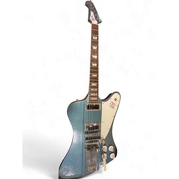 Used Gibson 1963 Murphy Lab Reissue Firebird V Pelham Blue Solid Body Electric Guitar