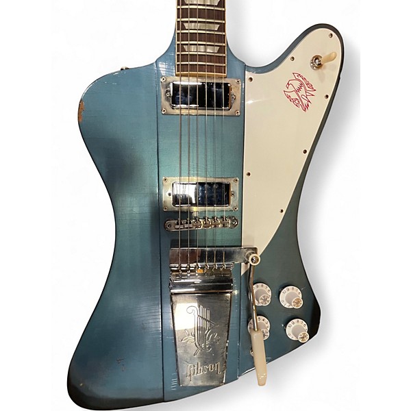 Used Gibson 1963 Murphy Lab Reissue Firebird V Pelham Blue Solid Body Electric Guitar