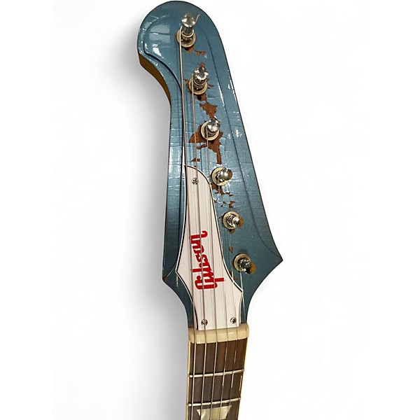 Used Gibson 1963 Murphy Lab Reissue Firebird V Pelham Blue Solid Body Electric Guitar