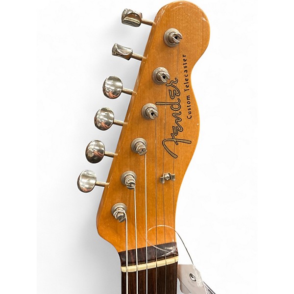 Used Fender 1962 American Vintage Reissue Custom Telecaster Black Solid Body Electric Guitar