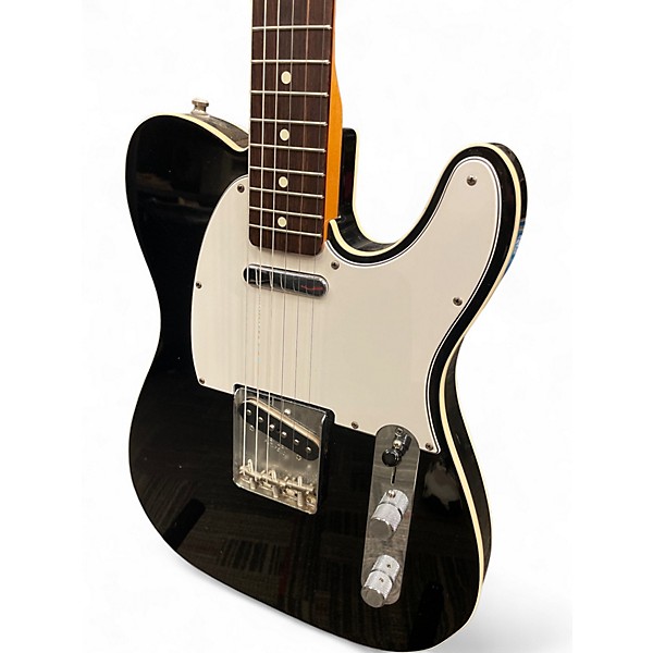 Used Fender 1962 American Vintage Reissue Custom Telecaster Black Solid Body Electric Guitar