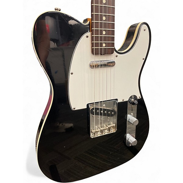 Used Fender 1962 American Vintage Reissue Custom Telecaster Black Solid Body Electric Guitar