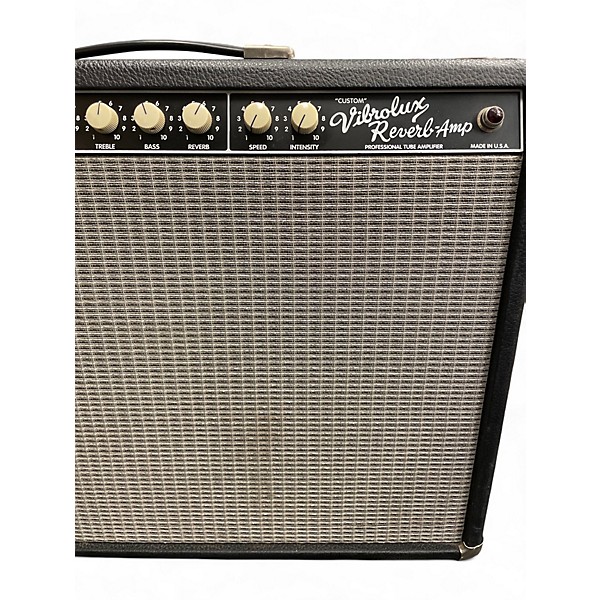 Used Fender 1968 Custom Vibrolux Reverb Tube Guitar Combo Amp