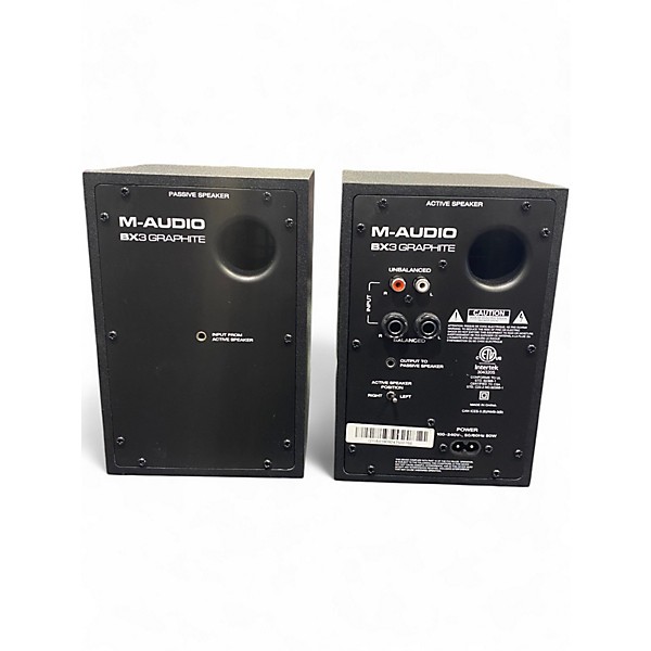 Used M-Audio BX3 PAIR Powered Monitor