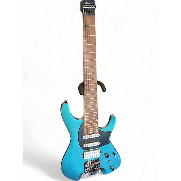 Used Ibanez Q547 Blue Chameleon Solid Body Electric Guitar