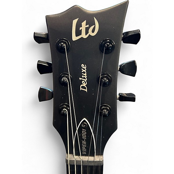 Used ESP LTD DELUXE VIPER-1001 BLACK Solid Body Electric Guitar