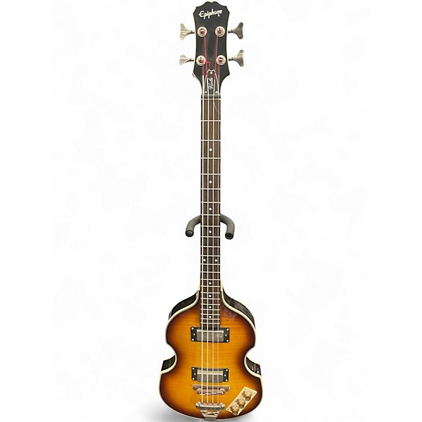Used Epiphone Viola 2 Color Sunburst Electric Bass Guitar
