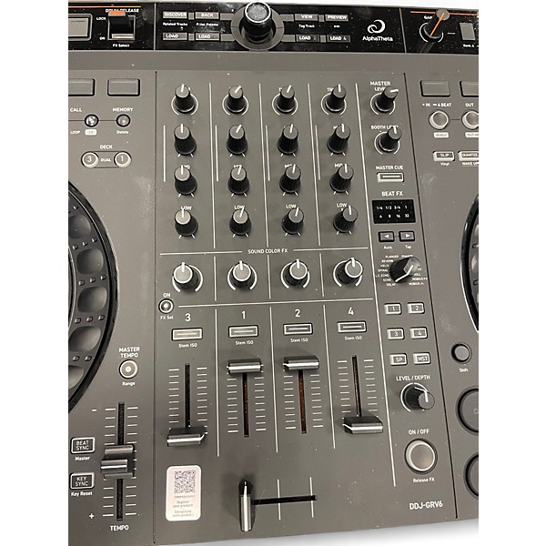 Used AlphaTheta DDJ-GRV6 DJ Mixer