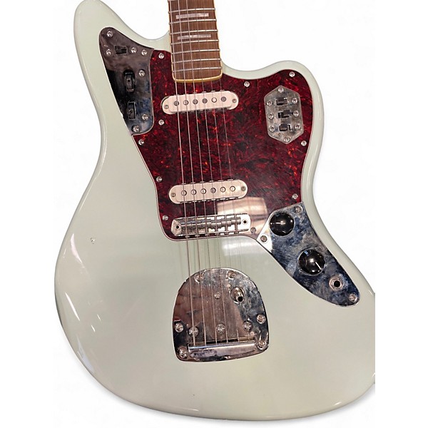 Used Squier CLASSIC VIBE 1970S JAGUAR White Solid Body Electric Guitar
