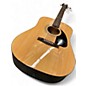 Used Fender FA100 Natural Acoustic Guitar