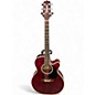 Used Takamine EF425SRC RED Acoustic Electric Guitar thumbnail