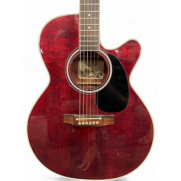 Used Takamine EF425SRC RED Acoustic Electric Guitar