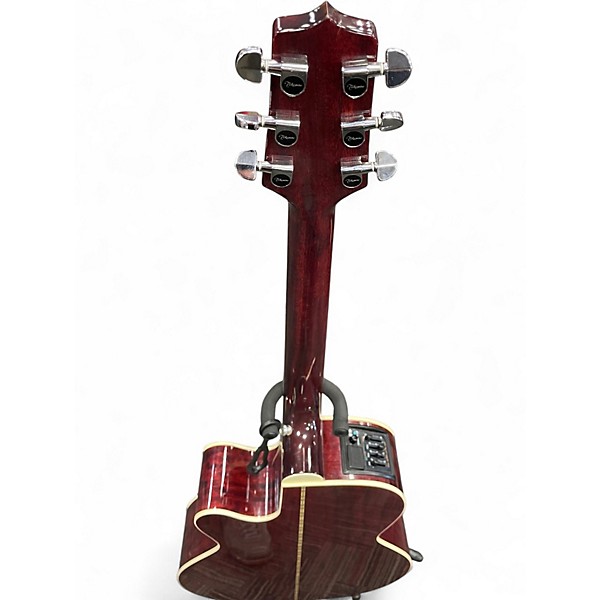 Used Takamine EF425SRC RED Acoustic Electric Guitar