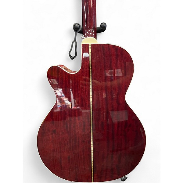 Used Takamine EF425SRC RED Acoustic Electric Guitar
