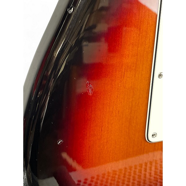Used Fender Player II Stratocster 3 Tone Sunburst Solid Body Electric Guitar