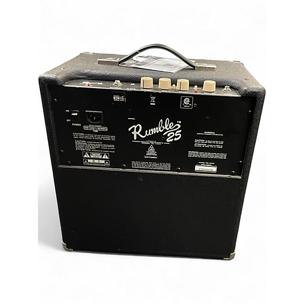 Used Fender Rumble V3 25w 1x8 Bass Combo Amp