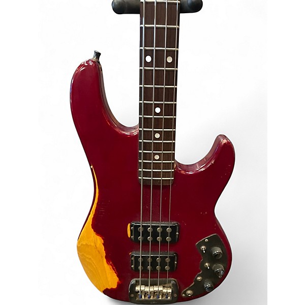 Used G&L USA L2000 Satin Red Electric Bass Guitar