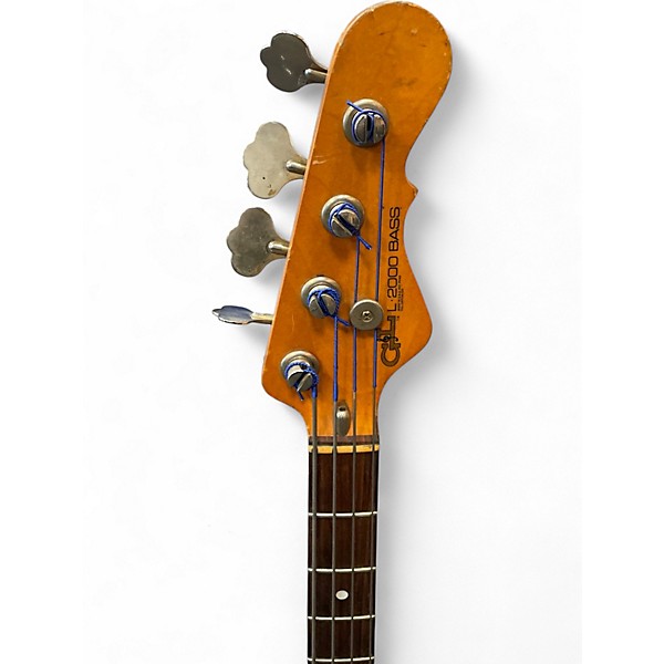 Used G&L USA L2000 Satin Red Electric Bass Guitar