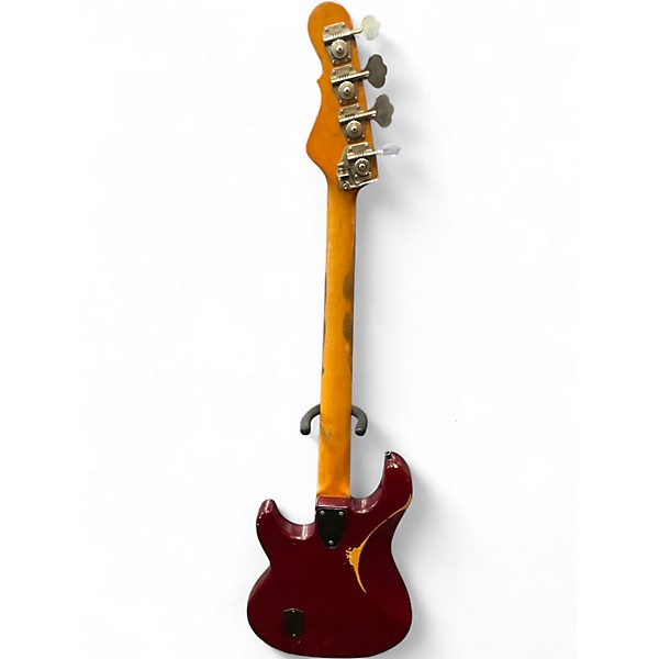 Used G&L USA L2000 Satin Red Electric Bass Guitar