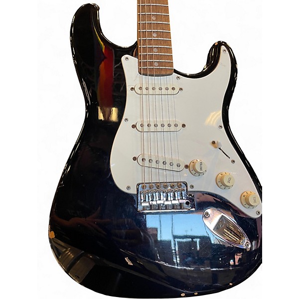 Used Squier Affinity Stratocaster Black Solid Body Electric Guitar