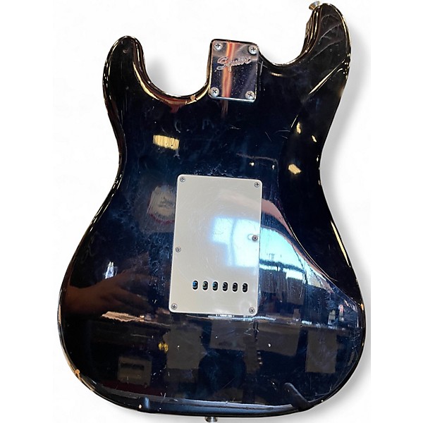 Used Squier Affinity Stratocaster Black Solid Body Electric Guitar