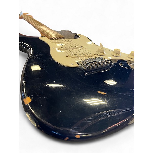 Used Squier Affinity Stratocaster Black Solid Body Electric Guitar