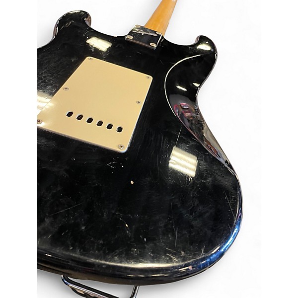 Used Squier Affinity Stratocaster Black Solid Body Electric Guitar