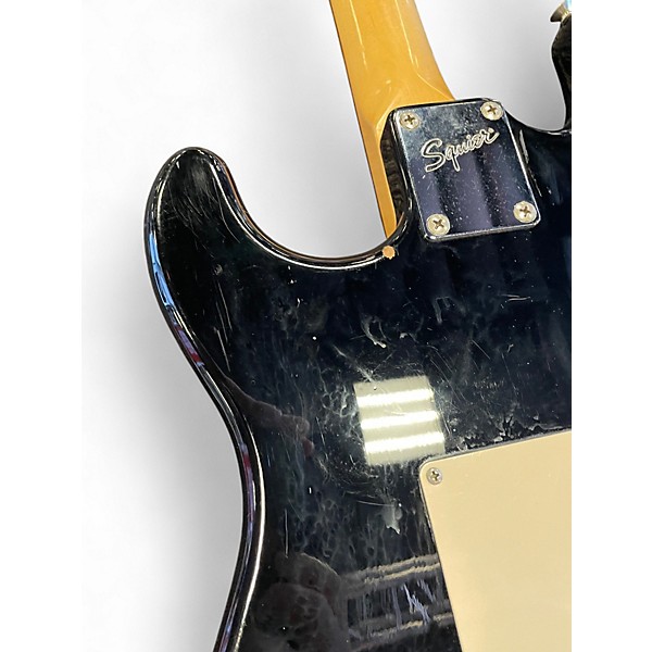Used Squier Affinity Stratocaster Black Solid Body Electric Guitar