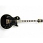 Used Epiphone LES PAUL CUSTOM P-90 Ebony Solid Body Electric Guitar thumbnail