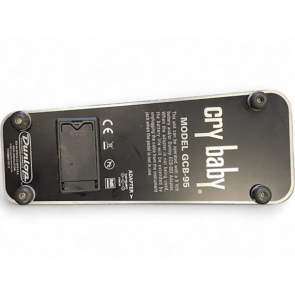 Used Dunlop GCB95 Original Crybaby Wah Effect Pedal